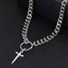 Personalized And Versati Cross Necklace, Minimalist Punk Hip-hop Men's Personalized Accessories, Necklaces Are_ipsvogv.com
