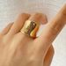 Cao Shi Heavy Industry Men's And Women's Personalized Punk Exaggerated Ring Boyfriend Style_ipsvogv.com