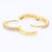 Women's Jewelry Gold Plated Sparkling Hug Earrings Fashionable Niche Design Circle High End Earrings_ipsvogv.com