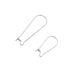 Stainless U-shaped Buckle Waterproof Titanium Steel Korean Large French Ear Hook DIY Jewelry Handmade Accessories_ipsvogv.com