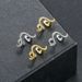 Body Jewelry Niche Design Twisted Wave Mobius Shape Smooth Zircon Single Braces Men And Women Accessories Meisa Tooth Decoration_ipsvogv.com