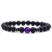 Accessories 8mm matte black volcanic stone amber weathered stone female energy yoga bracelet_ipsvogv.com