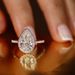Sanjie Copper Micro Inlaid Creative Shining Water Drop Shaped Zircon Wedding Ring Women's Jewelry_ipsvogv.com