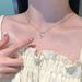 S Pure Silver Wishing Meteor Necklace For Women, Niche Design, High-end Temperament, Gradient Moonstone Lock Chain_ipsvogv.com