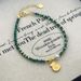 S Pure Natural Peacock Stone Crushed Silver Lucky Bag Niche And Exquisite Bead Stacking Bracelet, BLI320_ipsvogv.com
