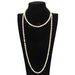 Classic Multi Color Pearl Knotted Necklace Korean Sweater Chain Fashion Accessories_ipsvogv.com