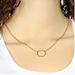Small ring clavicle chain pendant women's simple short Joker necklace fashion sweet Japanese Korean Accessories Wholesale_ipsvogv.com