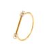Unisex steel bracelet new style does not fade horseshoe buckle diamond inlaid versatile personality female light luxury bracelet_ipsvogv.com