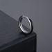 Fashion Trendy Small Hoop Earrings Clip for Women Men Earring Stainless Steel Earrings Diy Ear Piercing_ipsvogv.com