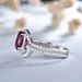 Sanjie Pigeon Blood Red Color Treasure Ring, Zircon Jewelry Female_ipsvogv.com