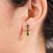 Cao Shi's Are Versatile Luxurious, Exuding A Sense Of Luxury And Sophistication. They Feature Oval Shaped Green Earrings_ipsvogv.com