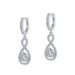 Moissanite Earrings For Women S925 Silver 8 Shaped Water Drop Earrings High End Personality Fashion_ipsvogv.com