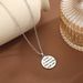 Personality Love Star Moon Engraving Necklace Ornament_ipsvogv.com