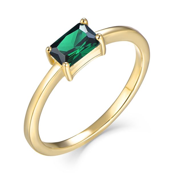 Simple small plain ring female S925 silver color zirconium hand jewelry_ipsvogv.com