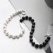 24 Year New Brushed Ebony Necklace Earrings With Niche Design, Pieced Bead Collarbone Chain, Light Luxury And Versatile_ipsvogv.com