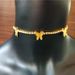 Overseas Shiny Rhinestone Butterfly Necklace Beautiful Fairy Style All-match Necklace Distinctive Insect Necklace choker_ipsvogv.com