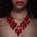Colorful Crystal Accessories, Fashionable And Luxurious Double-layer Exaggerated Necklace_ipsvogv.com