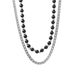 Hip Hop Trendy Double Layer Pearl Necklace For Men And Women Ins Cold Style Design Personality Necklace Couple Accessories_ipsvogv.com