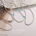 Summer Fresh Silver Necklace Summer Niche All Match High End Clavicle Chain Simple Personality Beads_ipsvogv.com