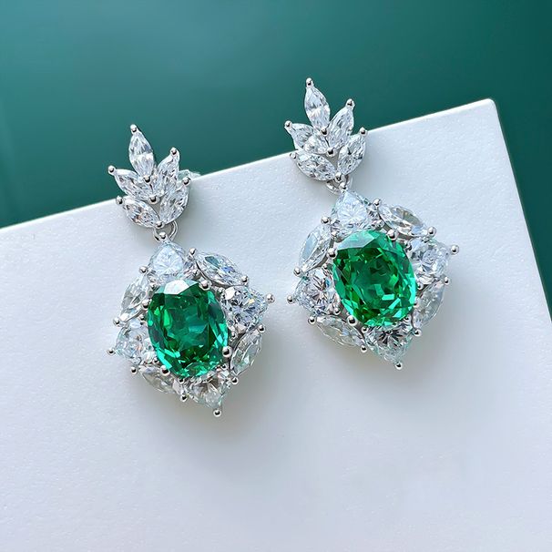 Cao Shi Flower 2024 High End Rich Lady Fashion Charm Queen Bride Earrings_ipsvogv.com