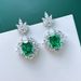 Cao Shi Flower 2024 High End Rich Lady Fashion Charm Queen Bride Earrings_ipsvogv.com