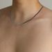 Niche Design Blade Snake Bone Chain Titanium Steel Necklace Women's European And American High-end Versatile Collarbone Chain Hip-hop Accessories_ipsvogv.com