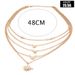 New Bohemian Crazy Jewelry Simple Sparkling Diamond Exquisite Four Pointed Star Water Wave Chain_ipsvogv.com