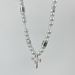 Small Trendy Cross Pearl Patchwork Necklace For Men, High-end And Versatile Hip-hop Collarbone Chain Accessories_ipsvogv.com