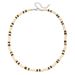 Fashion Surfer Coconut Shell Wood Beads Stitching Necklace Men Hip Hop Versatile Stainless Steel Irregular Clavicle Chain Men_ipsvogv.com