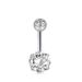 Classic navel ring set navel ring body piercing accessories Belly button rings 14-piece set_ipsvogv.com