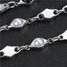 Jewelry Diamond Splicing Titanium Steel Tiger Eye Necklace Men And Women High Grade Pearl Non Fading Sweater Chain_ipsvogv.com