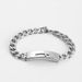 Cuban Titanium Steel For Women, INS Korean Style Curved Plate Smooth Surface DIY Engraving Hip-Hop Couple Bracelet_ipsvogv.com