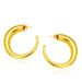 Women's Jewelry Set Fashion Titanium Steel C Shaped Gradient Earrings Personalized Design New Creative Popular Stainless Steel Exquisite Earrings_ipsvogv.com