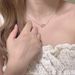 Interlocking Heart Interlocking Necklace Female Love Clavicle Chain Diamond Pendant Sweet Girlfriend Girlfriends_ipsvogv.com