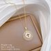 Round 【 】 Cross Light Luxury Charm Gorgeous Full Diamond Necklace Women's Versatile Clavicle Titanium Steel Chain 【 】_ipsvogv.com