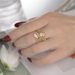 fashion feather ring open titanium steel ring angel wings hip hop style stainless steel ring jewelry_ipsvogv.com