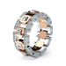 Sanjie Fashion Modern Silver Plated 14k Rose Gold Colorful Creative Full Diamond Engagement Ring_ipsvogv.com
