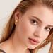 Baroque style brass plated K real gold pearl earrings shell pearl material elegant ear buckles_ipsvogv.com