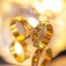 Sand Gold Crushed Ice Women's High-end Feeling, Titanium Steel Not Fading, Niche Design, Ring, Couple Pairing_ipsvogv.com