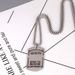 Men's Hip Hop Necklace Fashion Men's Korean Version Personalized Fashion English Brand OP Pendant Men's Pendant Street_ipsvogv.com