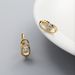 Sterling silver earrings temperament earrings women's earrings high-end sense niche design sense ins zircon inlay silver ornaments_ipsvogv.com