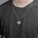 Nordic Celtic Eternal Triangle Knot Neutral Style Titanium Steel Necklace Simple Genderless Niche Art Pendant_ipsvogv.com
