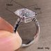 Cao Shi's New Accessory 10 * 12 Princess Square Simulated Diamond Rin, Fashionable And Versatile Rock Suar Weddin_ipsvogv.com