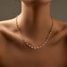 Copper plated K real gold pearl clavicle chain INS elegant temperament French necklace color preservation retro high end jewelry_ipsvogv.com