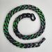 Men's Jewelry Black And Green Cuban Bracelet Jewelry Hip Hop Personality Green Ghost Diamond Necklace Bracelet Men And Women All Match Jewelry Set_ipsvogv.com