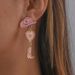E10365 Fashion Accessories Western Style Hat Love Cowboy Boots Drip Oil Multi Layer Earrings_ipsvogv.com