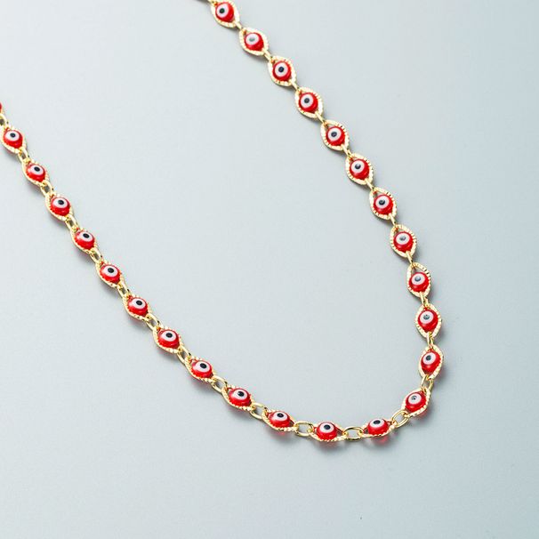 New Trendy Devil's Eye Geometric For Women, Instagram Hip-hop Versatile Street Photography Necklace Accessories_ipsvogv.com