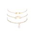 Handicrafts Fashionable And Elegant 3-piece Shell Pearl Bracelet Set_ipsvogv.com