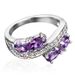 Cao Shi's French Romantic Purple Zircon Ring, Light Luxury And Luxury, Noble Style Accessories, Queen Rings_ipsvogv.com