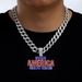 Hip Men And Women Full Diamond Cuban Chain Hip Hop Star Necklace Set With Diamonds, Versatile Collarbone For Street_ipsvogv.com